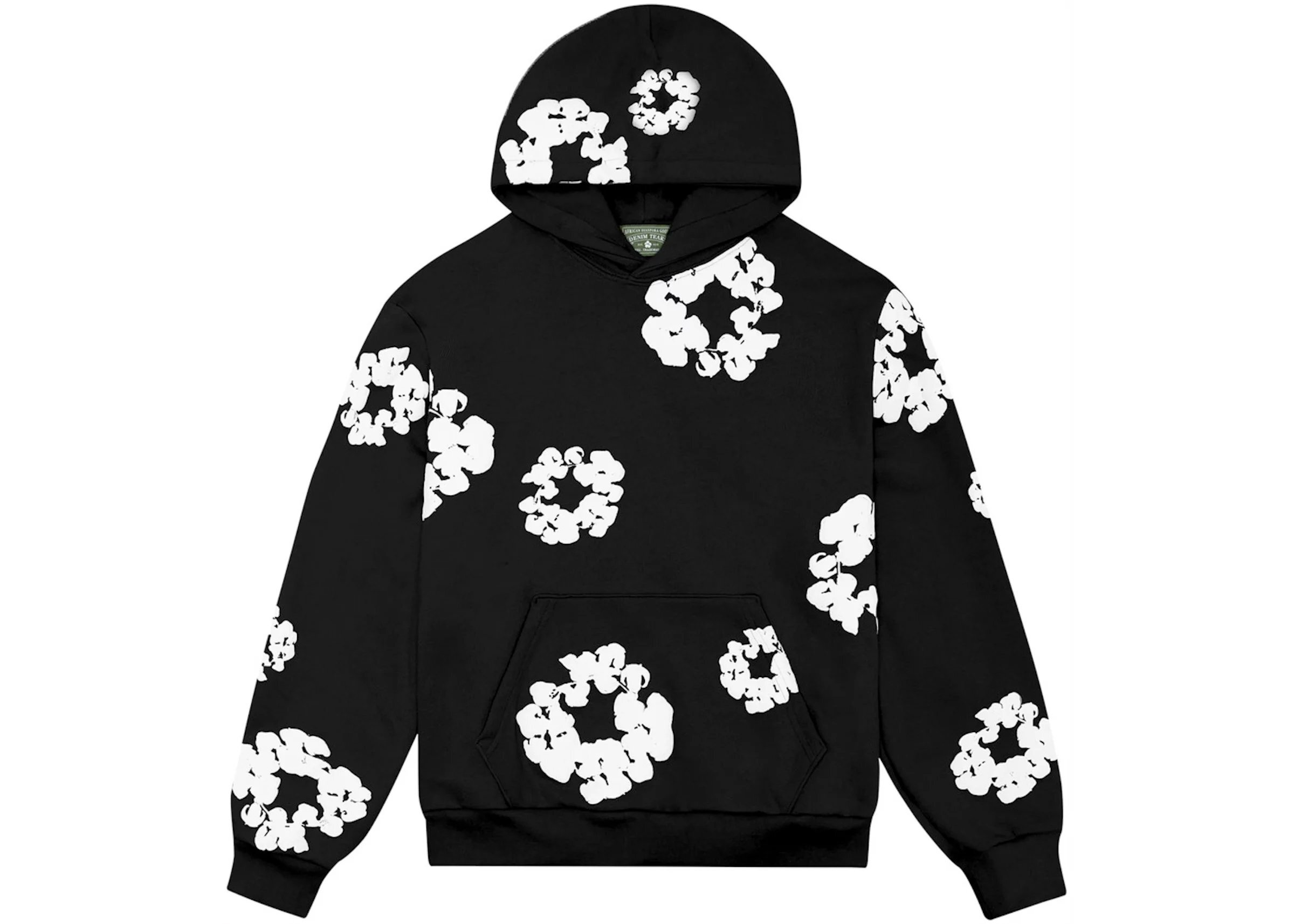 Denim Tears Cotton Wreath Sweatshirt Hoodie Black
