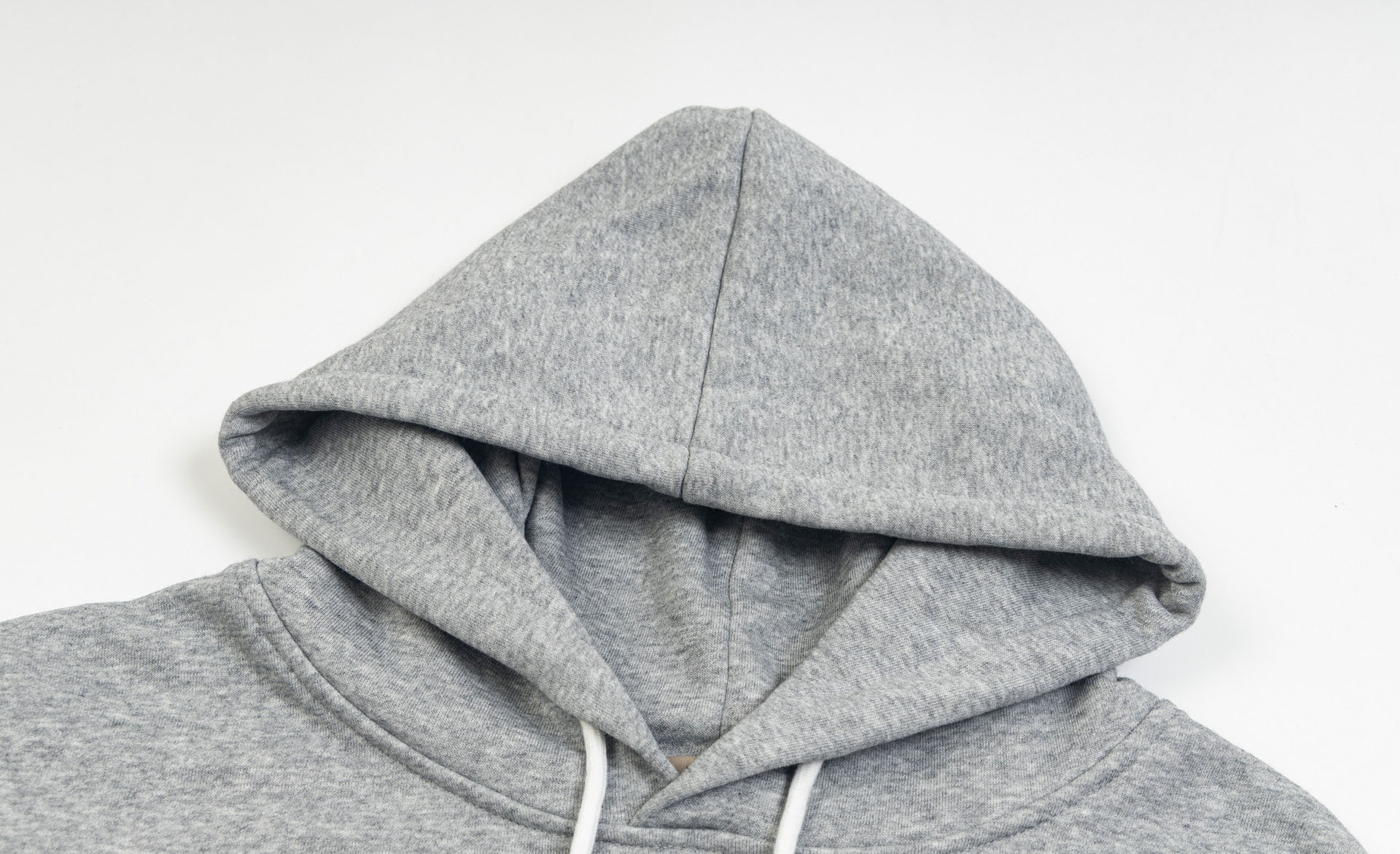 Gallery Dept Hoodie With Hat Grey Black