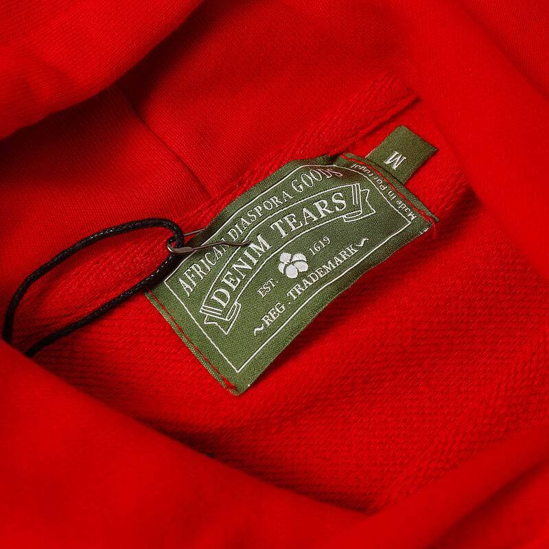 Denim Tears Cactus Tears Wreath Hoodie Red