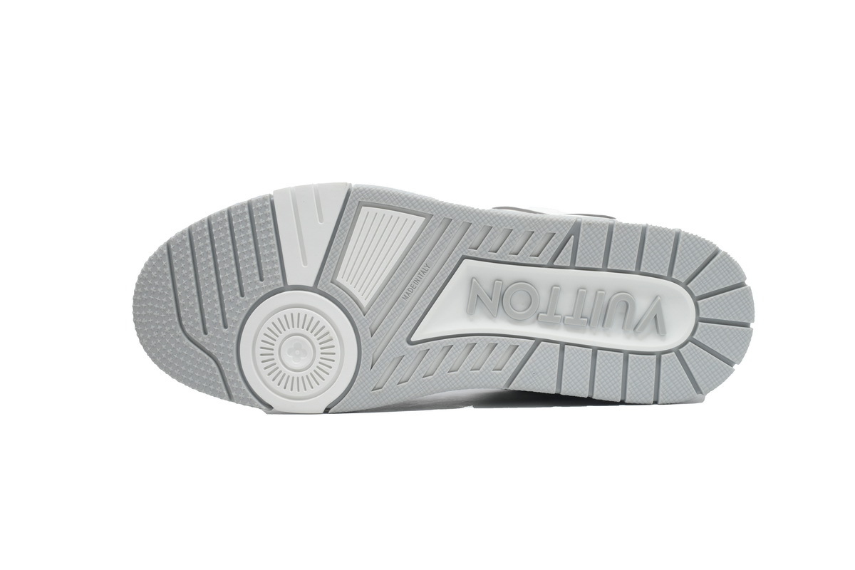 Louis Vuitton Trainer Grey and White