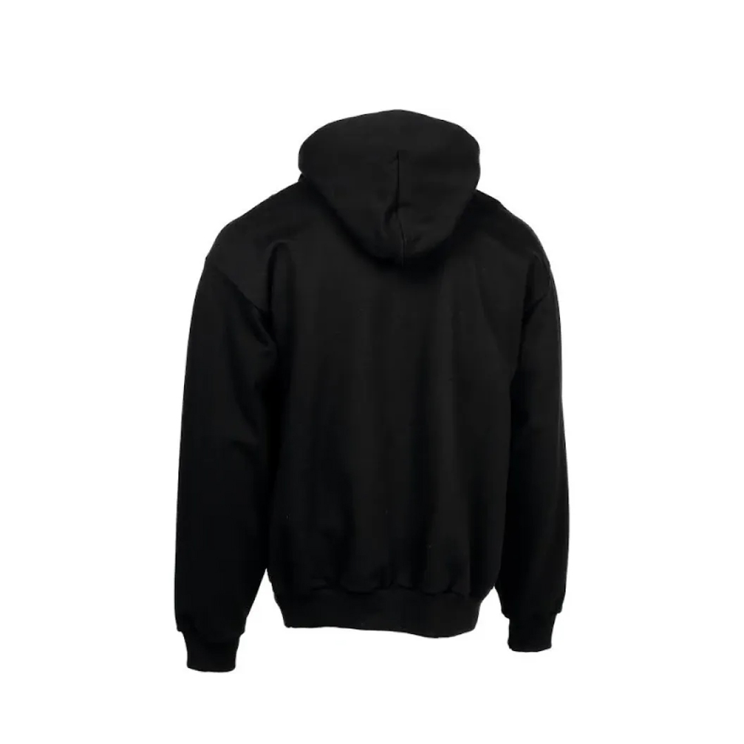Sp5der OG Rhinestone Logo Hoodie Black White