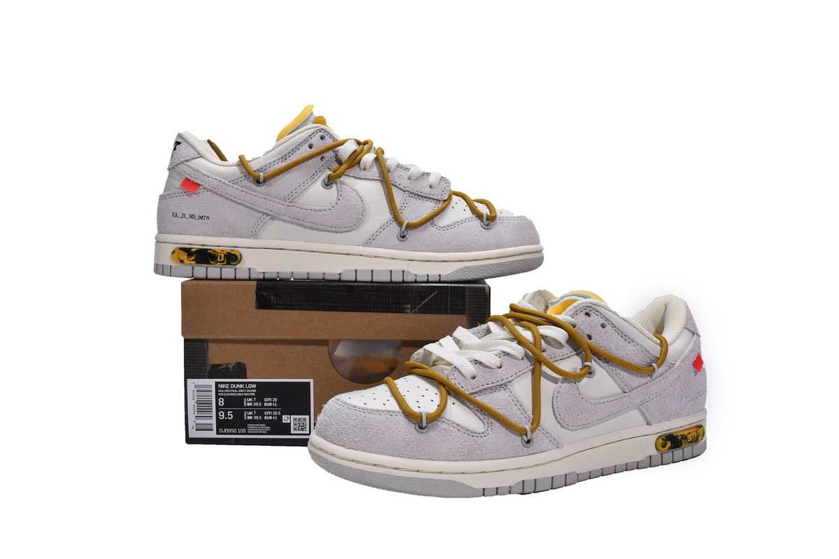 OFF WHITE x Nike Dunk SB Low The 50 NO.37 DJ0950-105