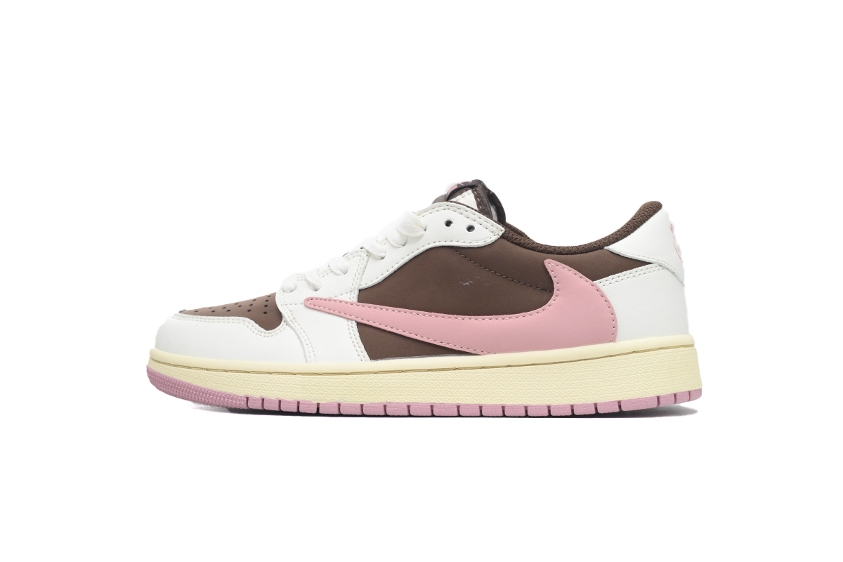 Travis Scott x Air Jordan 1 Low OG SP Dark Pony Pink DZ4137-206
