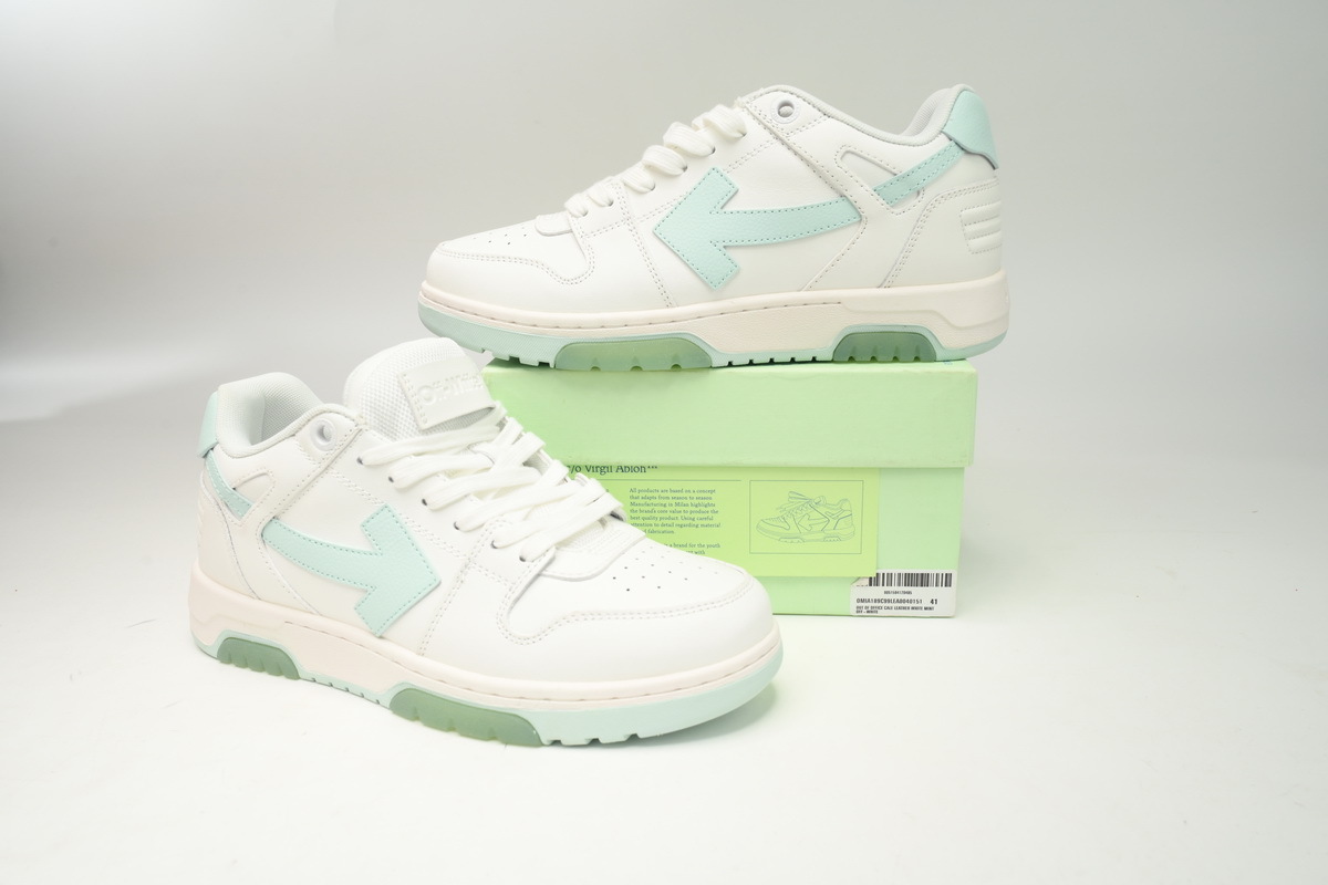 OFF-WHITE Out Of White Light Green OMIA89C 99LEA004 0151