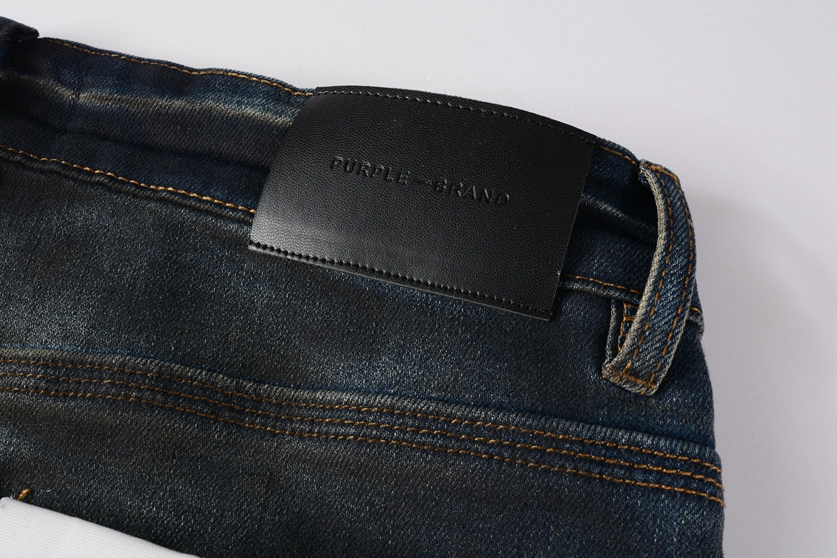 Purple Jeans Dark Black 013