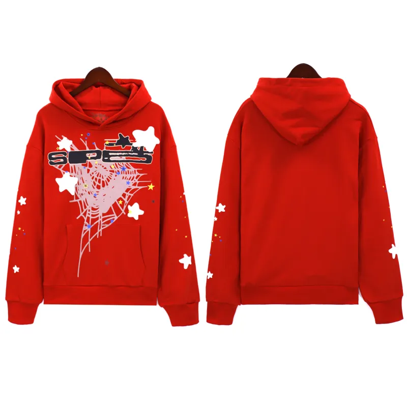 Sp5der TC5 Hoodie Red 5505