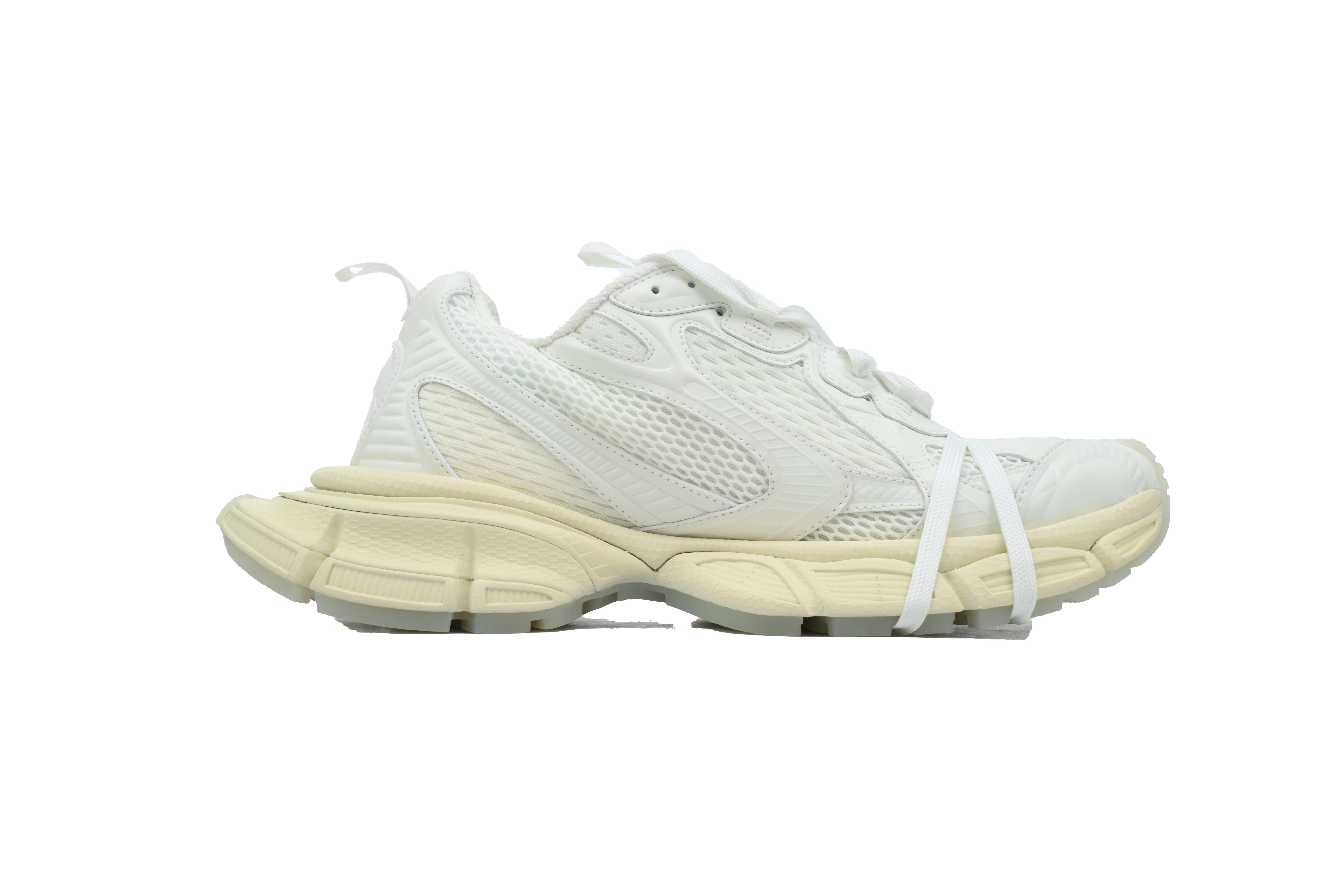 Balenciaga 3XL Chunky Sneakers Men Low-Top White 734734 W3XLG 9001