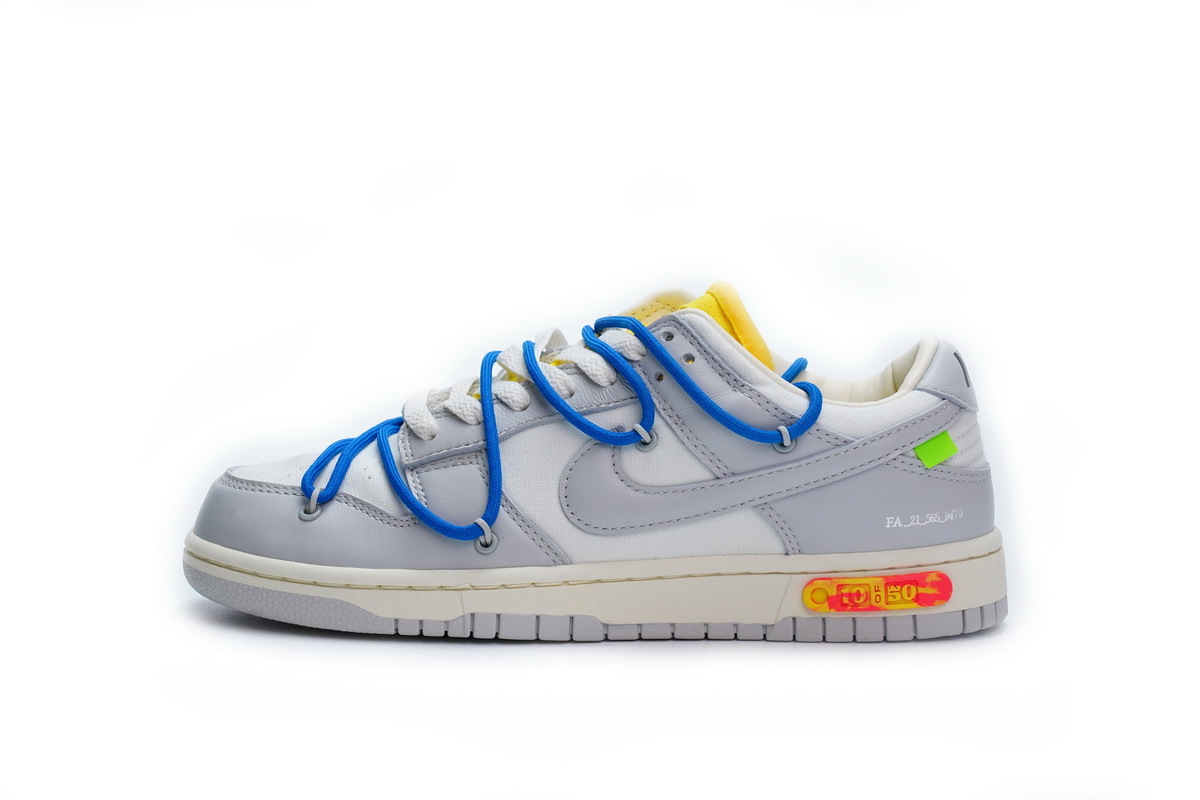 OFF WHITE x Nike Dunk SB Low The 50 NO.10 DM1602-112