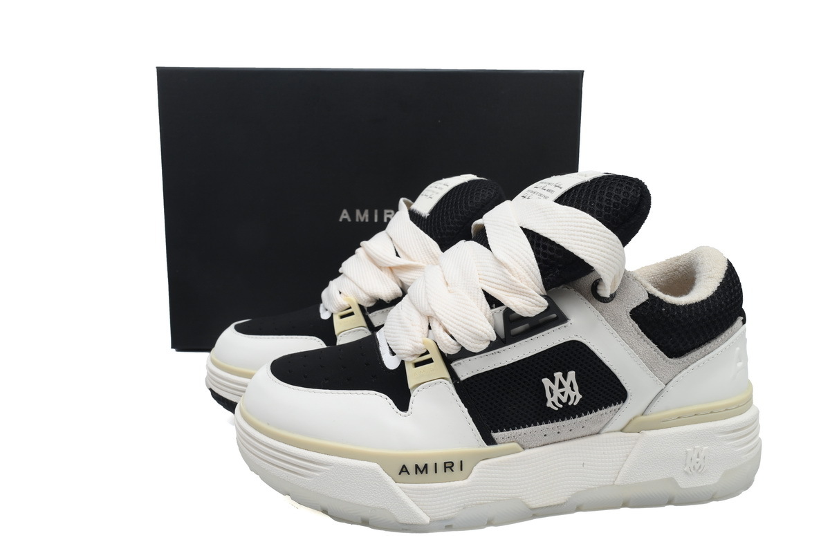 AMIRI White Gray Black
