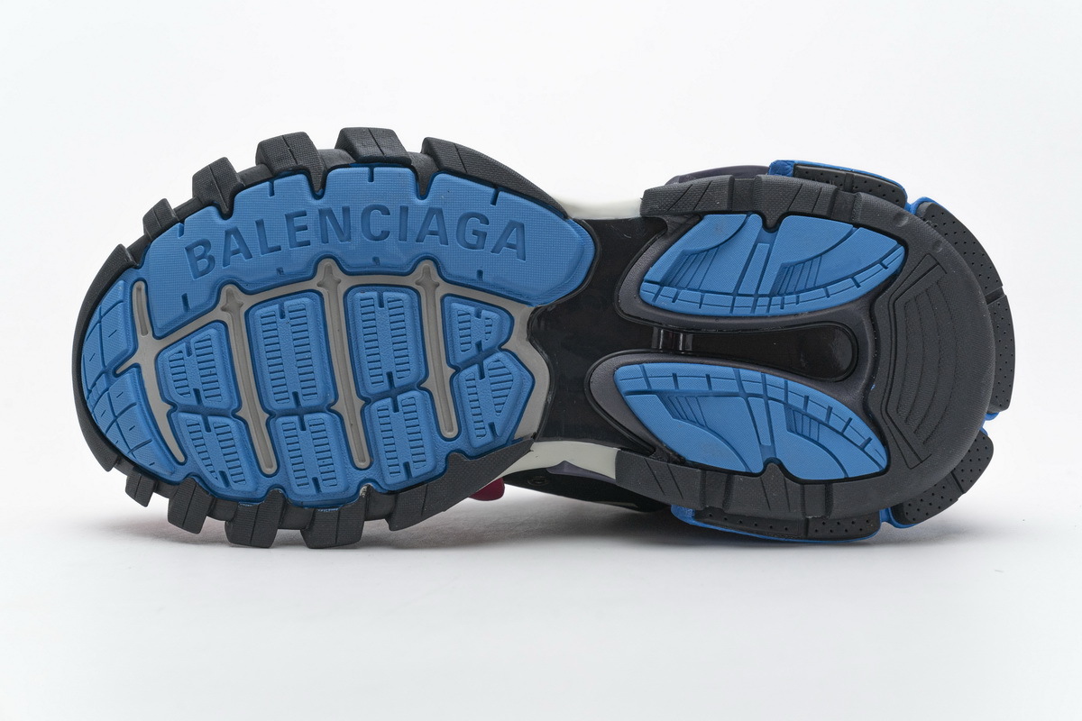 Balenciaga Track Tess S Black Purple Red 542436 W1GB7 5482