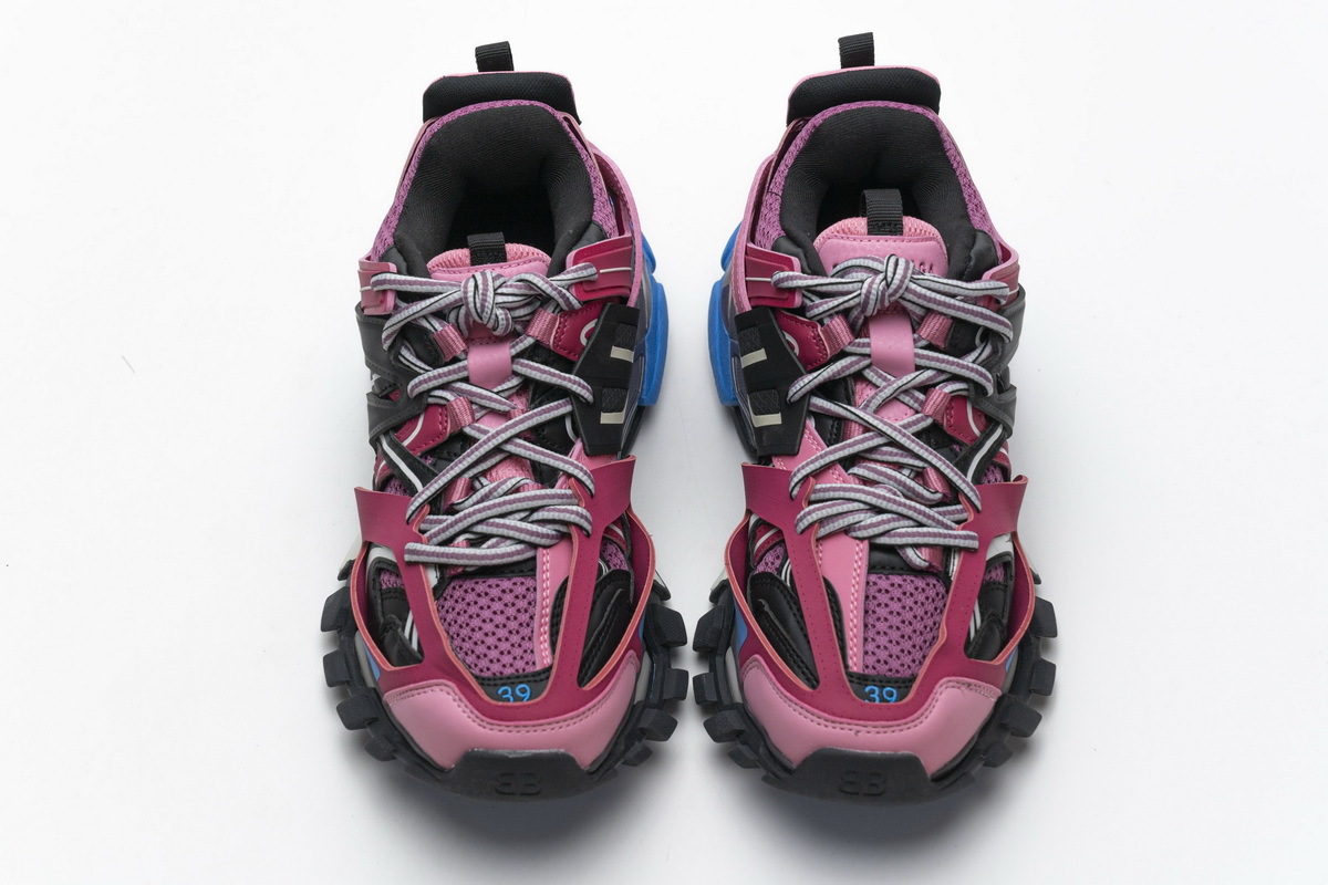 Balenciaga Track Tess S Black Purple Red 542436 W1GB7 5482