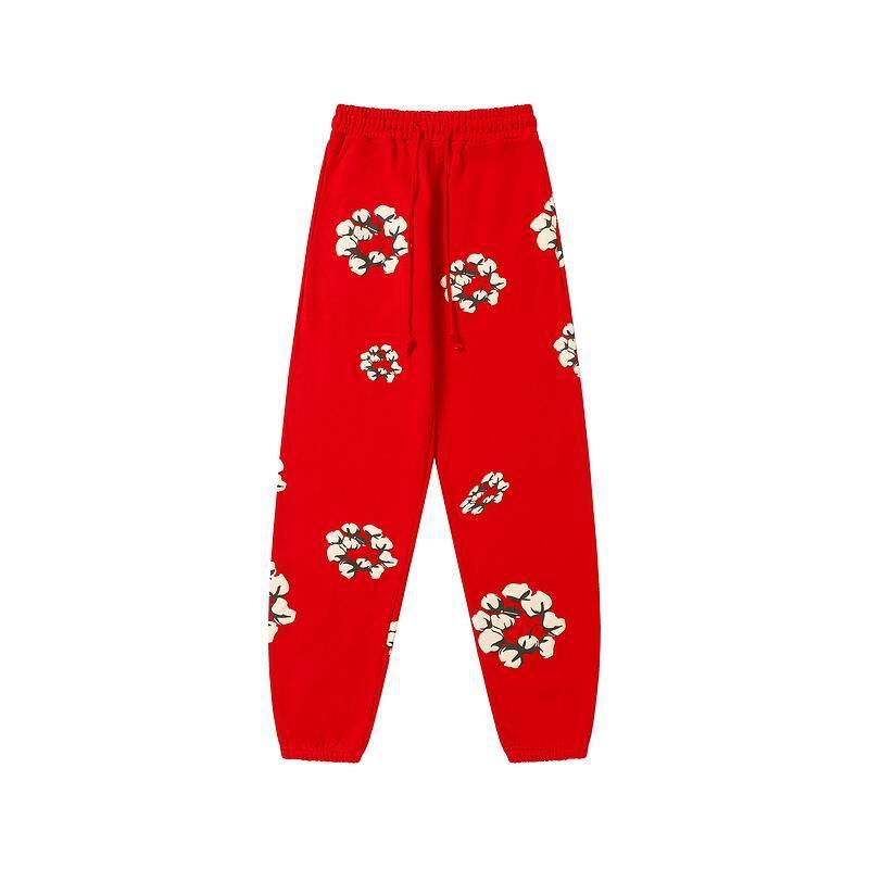 Denim Tears Cactus Tears Wreath Sweatpants Red