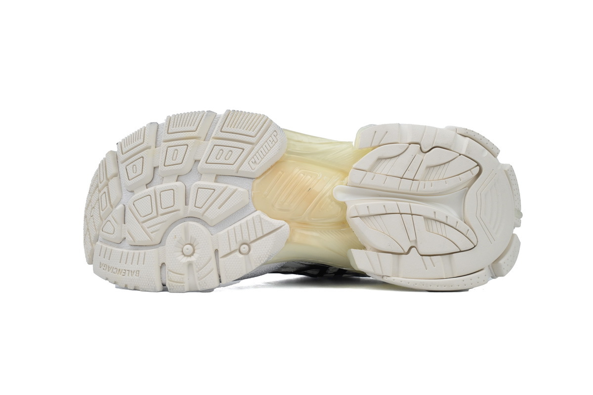 Balenciaga Runner White And Black Characters 677402 W3RBQ 9010