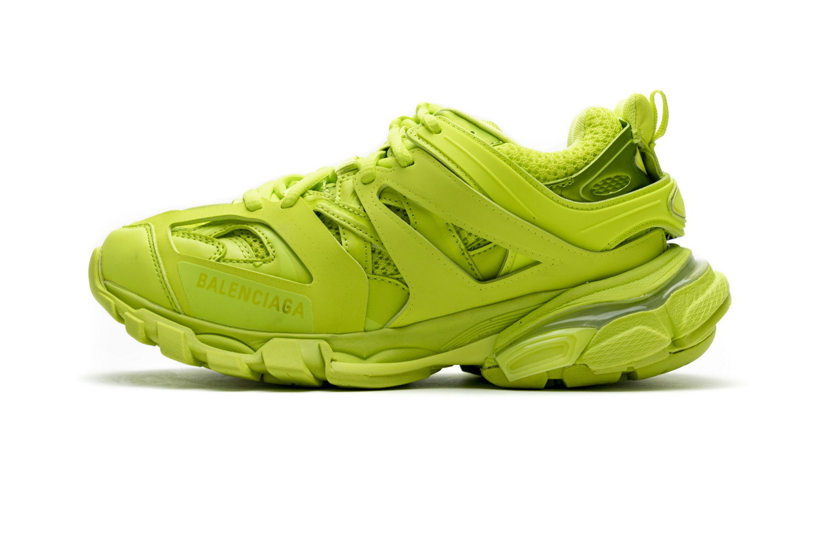 Balenciaga Track Tess S Fluorescent Yellow LED Light 542436 W1GB7 2014