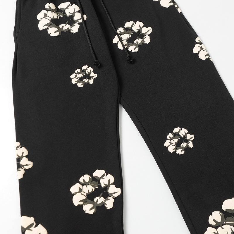 Denim Tears Cactus Tears Wreath Sweatpants Black