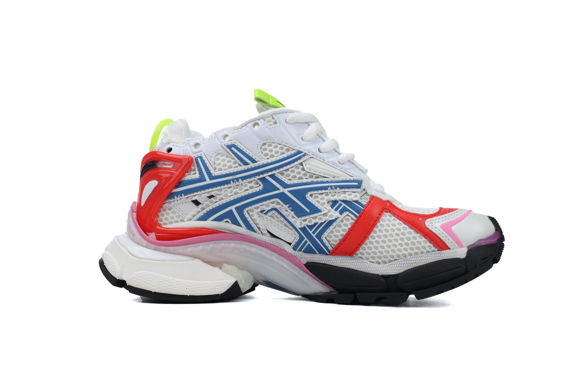 Balenciaga Runner White Blue Red 677402 W3RB6 9645