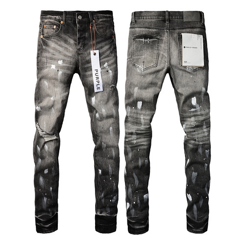 Purple Jeans Gradient Deep Black 014