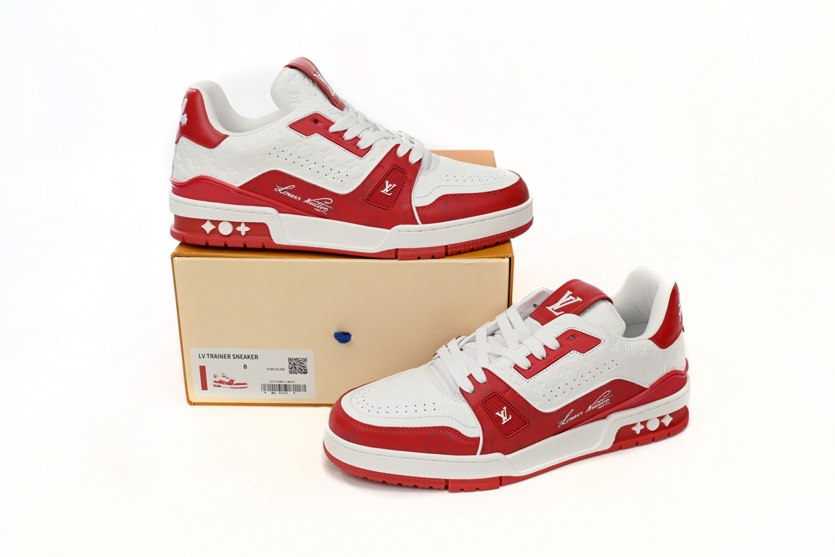 Louis Vuitton White Red 1AANFH