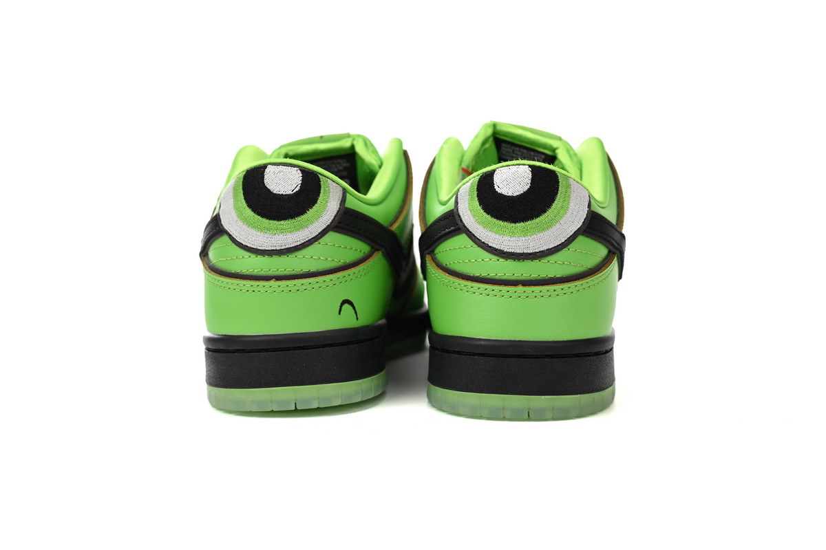 The Powerpuff Girls x Nike SB Dunk Low Buttercup FZ8319-300