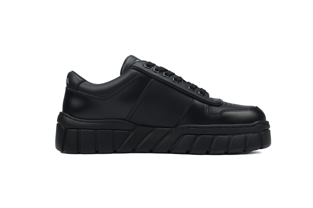 Prada Leather Sneakers Black