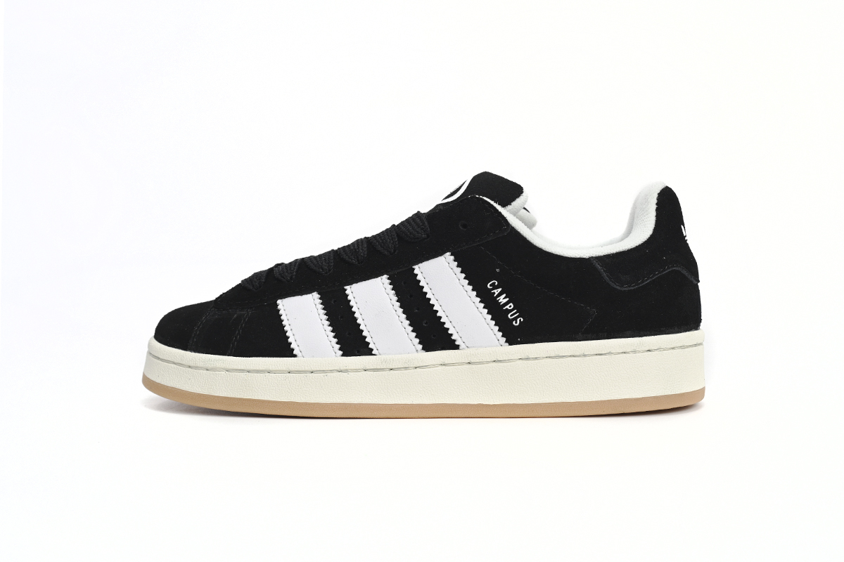 Adidas Campus Shoes Black White HQ8708