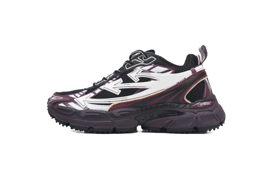 OFF-WHITE Be Right Back Black Purple Red