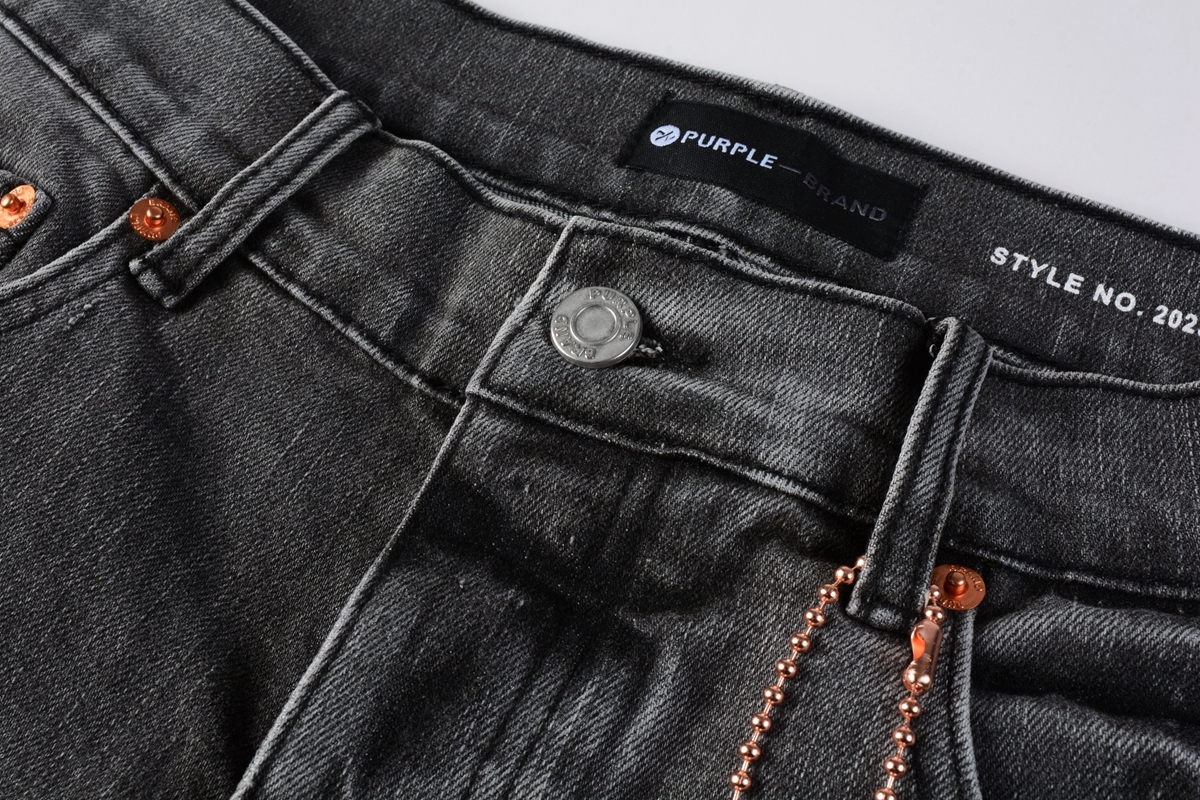 Purple Jeans jet black 001