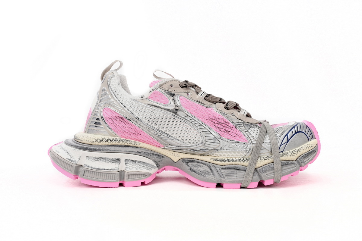 Balenciaga 3XL Sneaker in White Pink 734734 W3XL5 9050