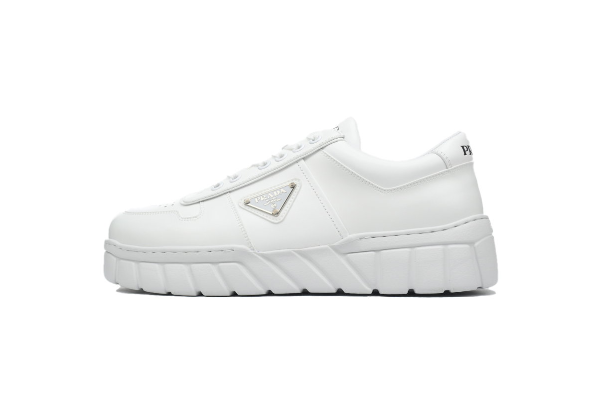 Prada Leather Sneakers White