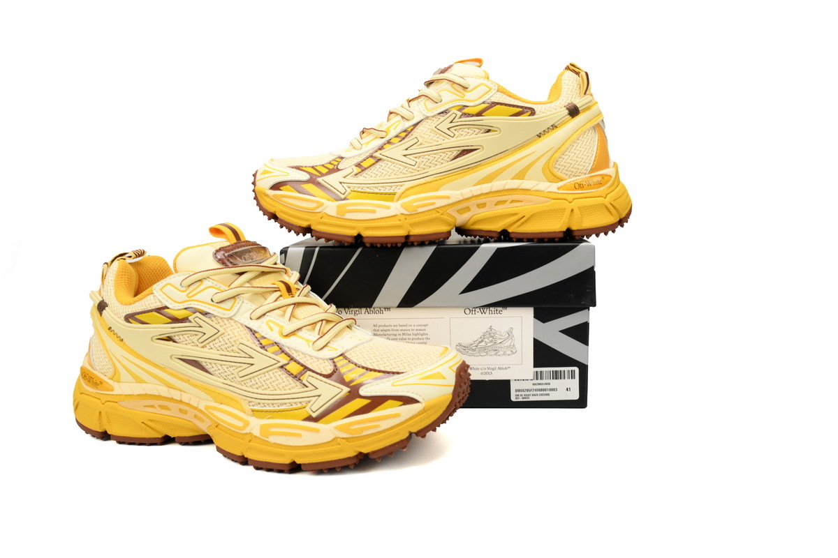 OFF-WHITE Be Right Back Out Of Blue Milk Yellow