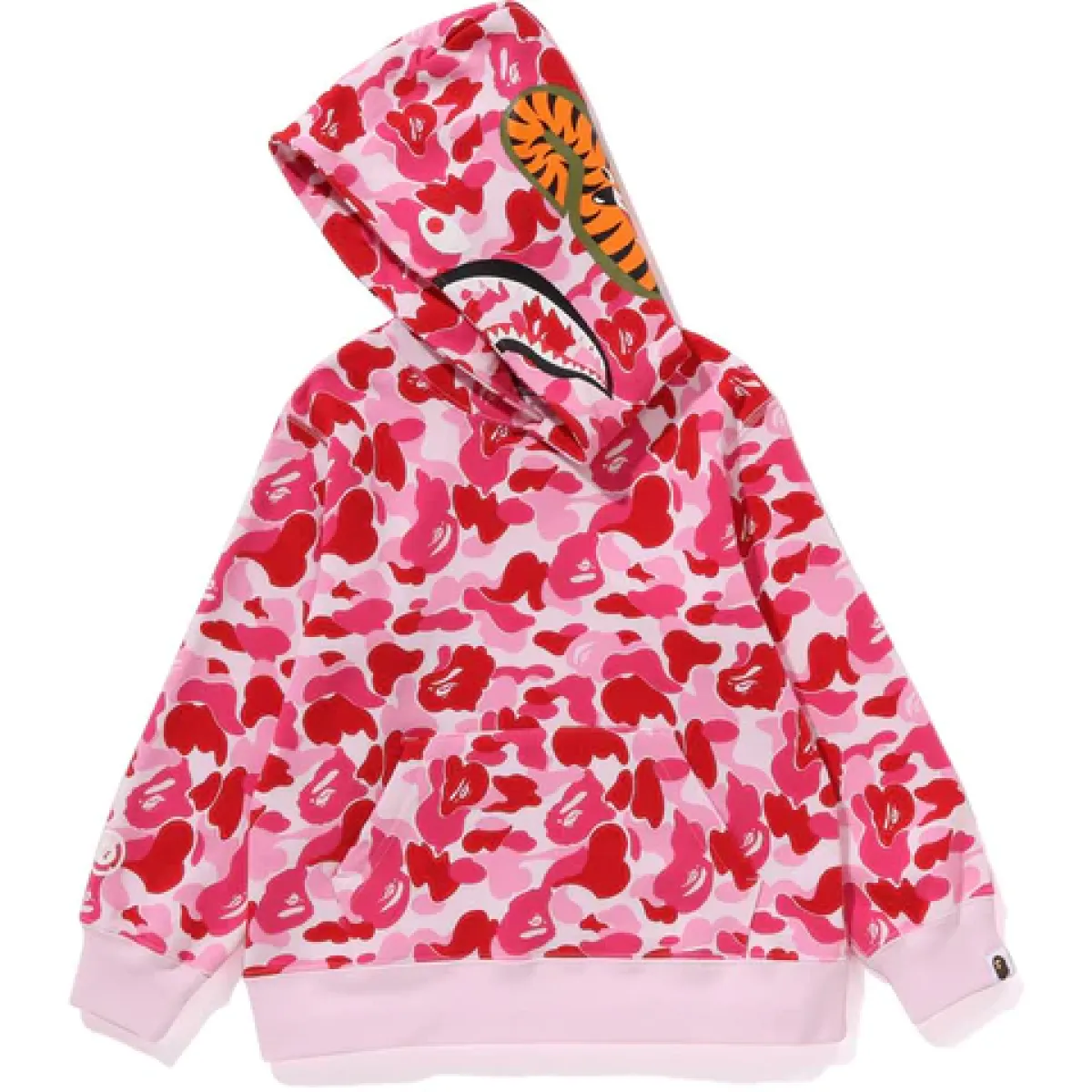 BAPE ABC Camo Shark Hoodie Pink