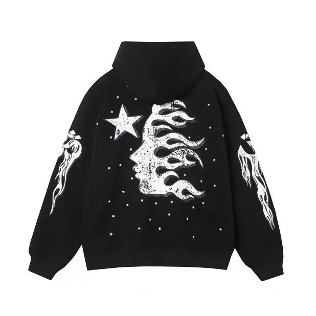 Hellstar Tracksuit Hoodie + Sweatpants Black