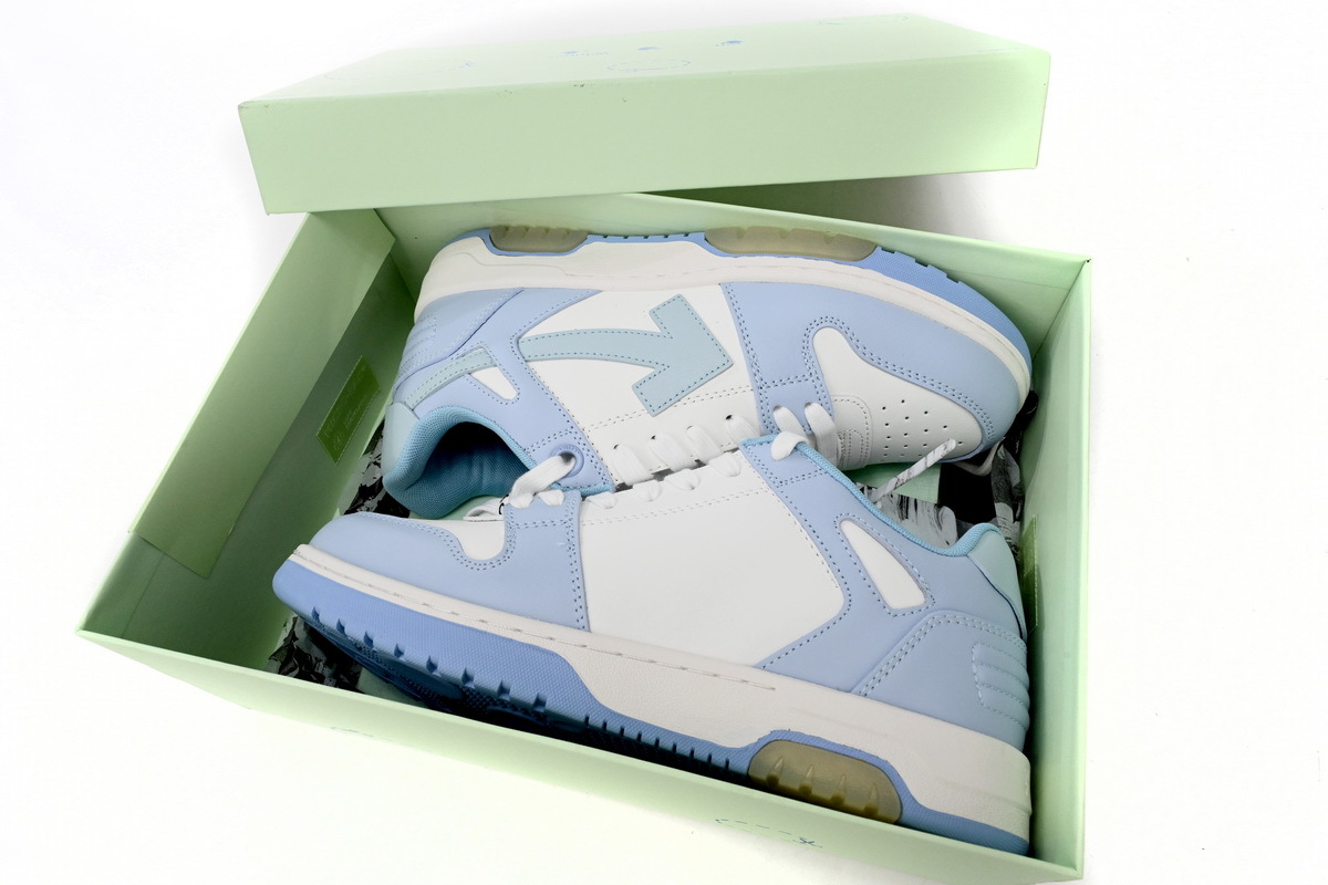 OFF-WHITE Out Of Office Blue Purple White OMIA189 C99LEA00 10140