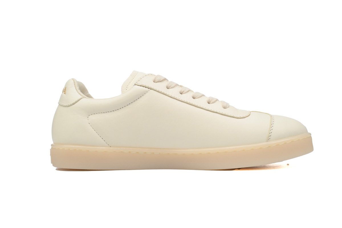 Prada Downtown Low Sneakers Rice White