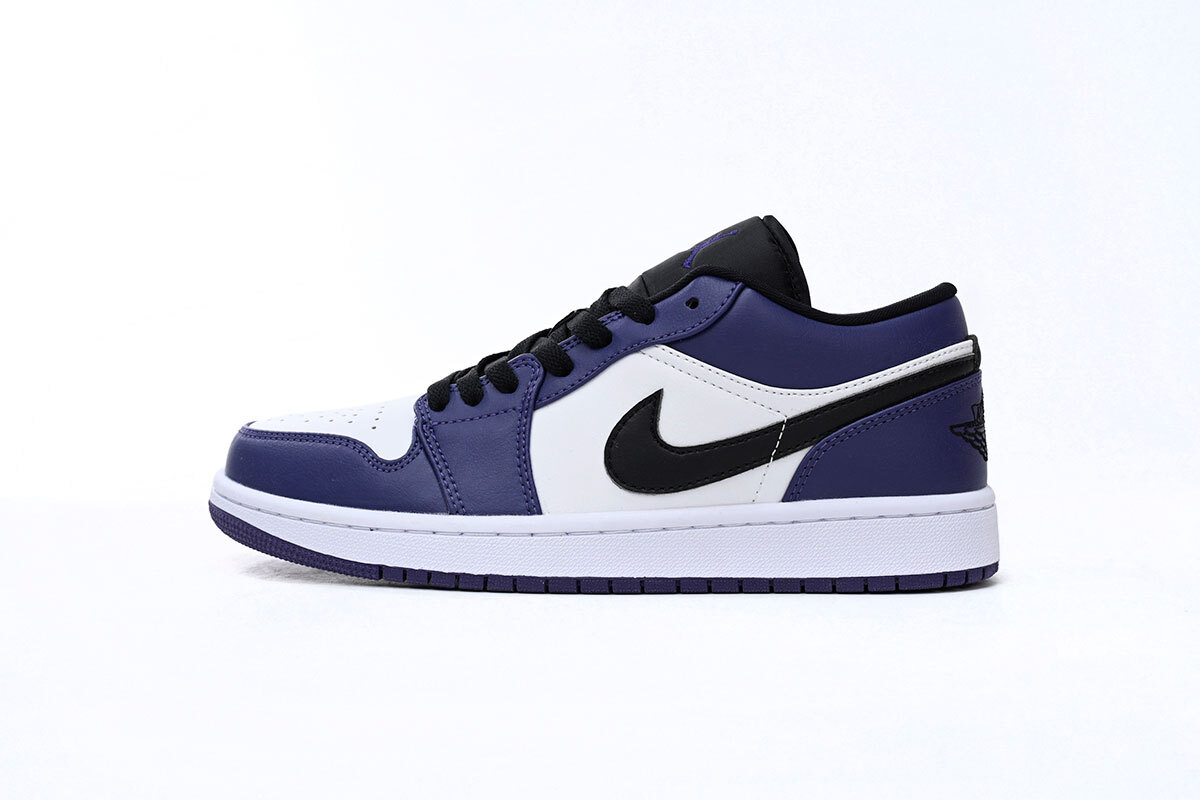 Jordan 1 Low Court Purple White 553558-500