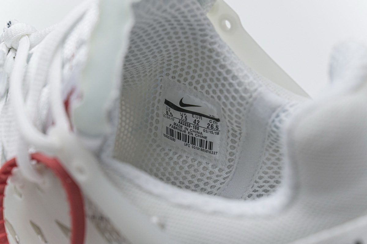 OFF-WHITE x Nike Air Presto White Sneaker AA3830-100