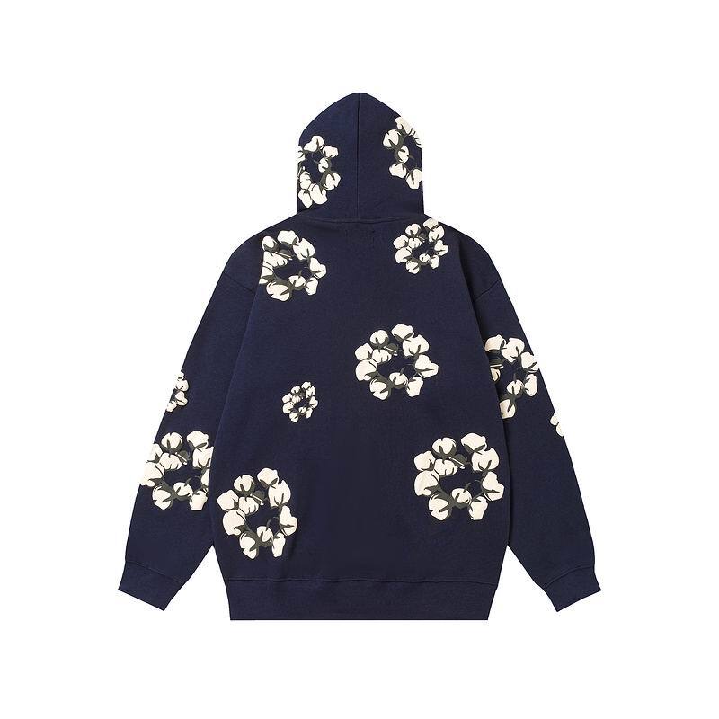 Denim Tears Cactus Tears Wreath Hoodie Navy