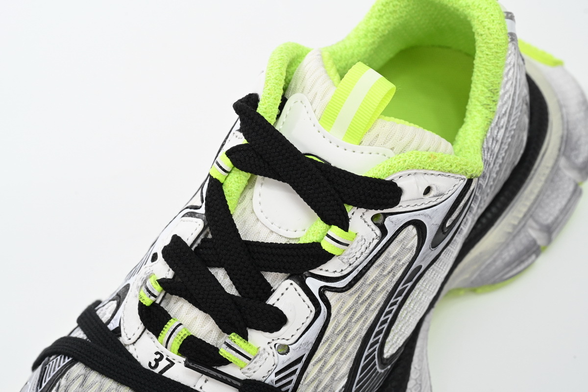 Balenciaga 3XL Sneaker in Black And White Yellow 734734 W3XL6 9031