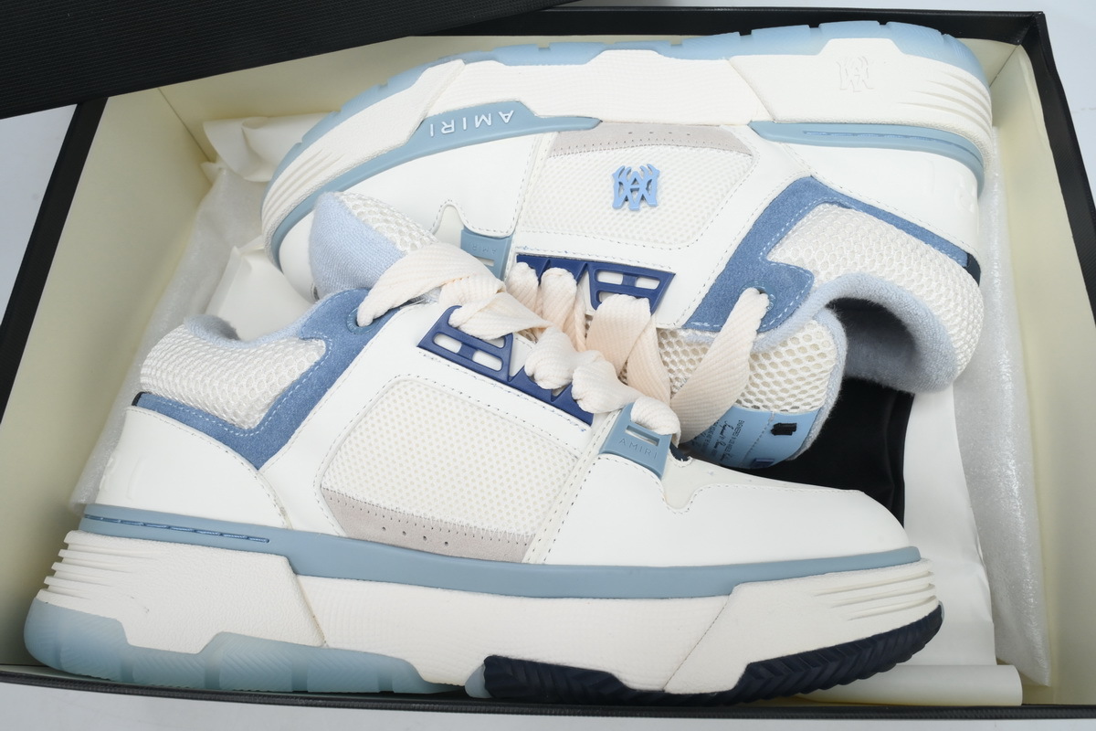 AMIRI MA-1 White Blue
