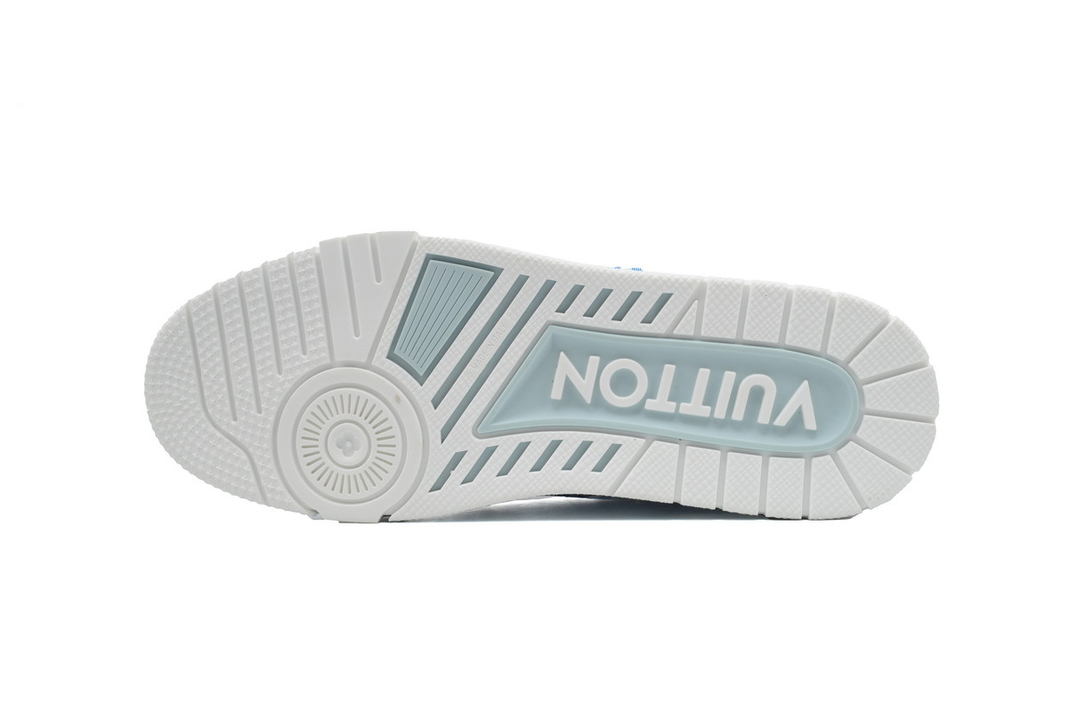 Louis Vuitton Trainer Blue Stripe Monogram