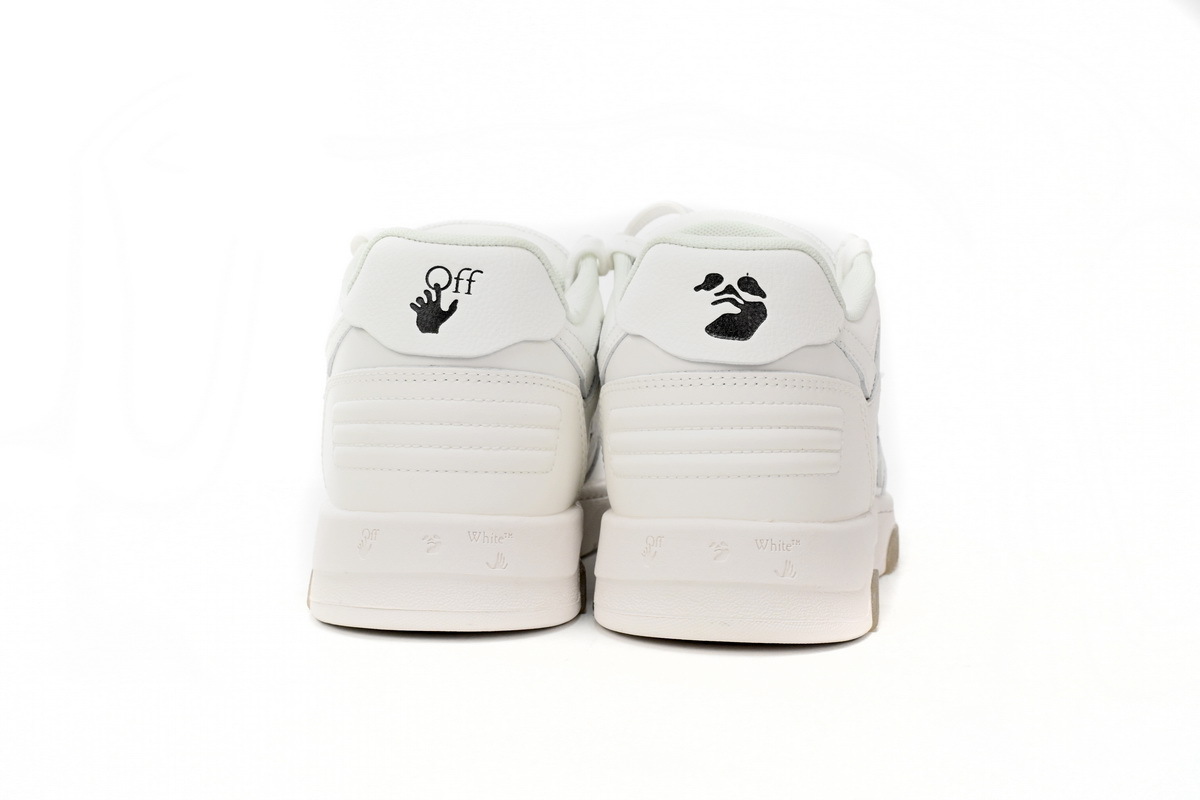 OFF WHITE Out Of Office OOO Low Tops Triple White OMIA189 C99LEA00 10100