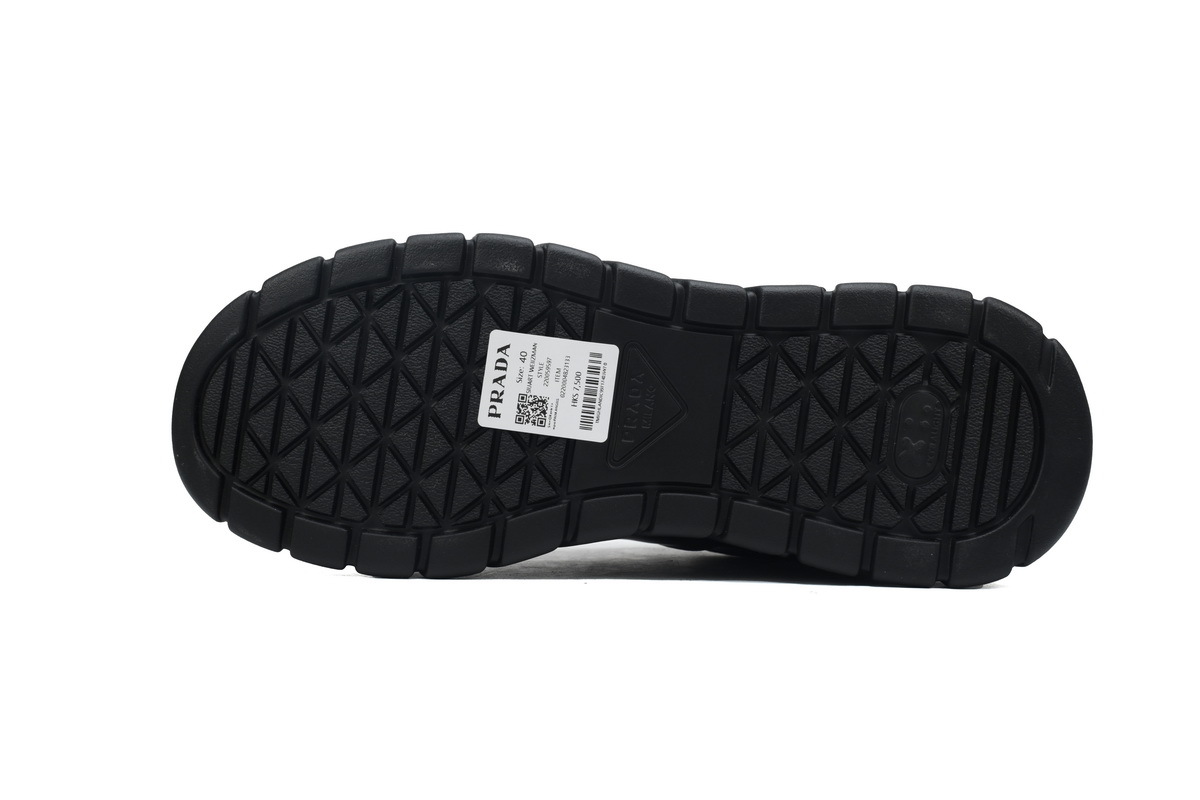 Prada Leather Sneakers Black