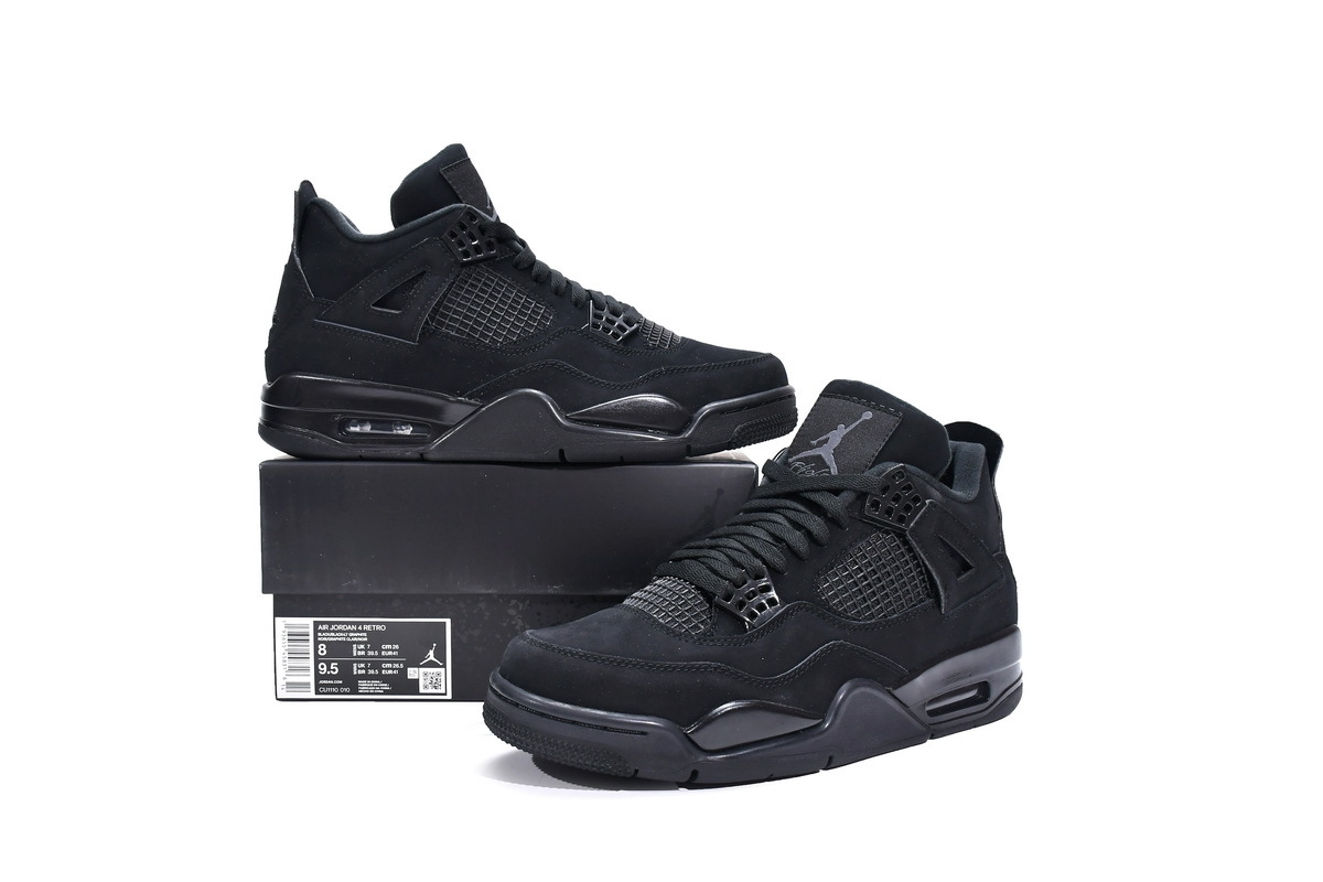 Air Jordan 4 Retro Black Cat CU1110-010
