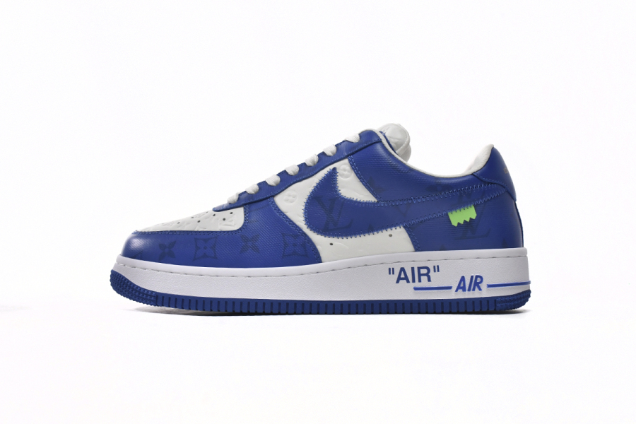 Louis Vuitton Nike Air Force 1 Low By Virgil Abloh White Royal