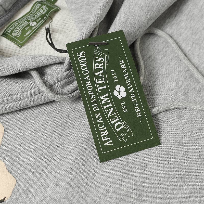 Denim Tears Cactus Tears Wreath Hoodie Grey
