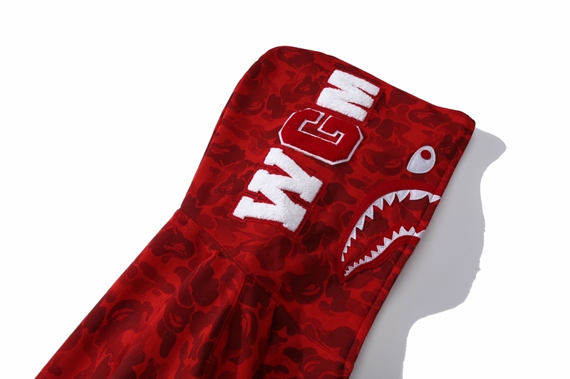 BAPE Japan 13TH Anniversary Camo Shark Full Zip Hoodie 6937