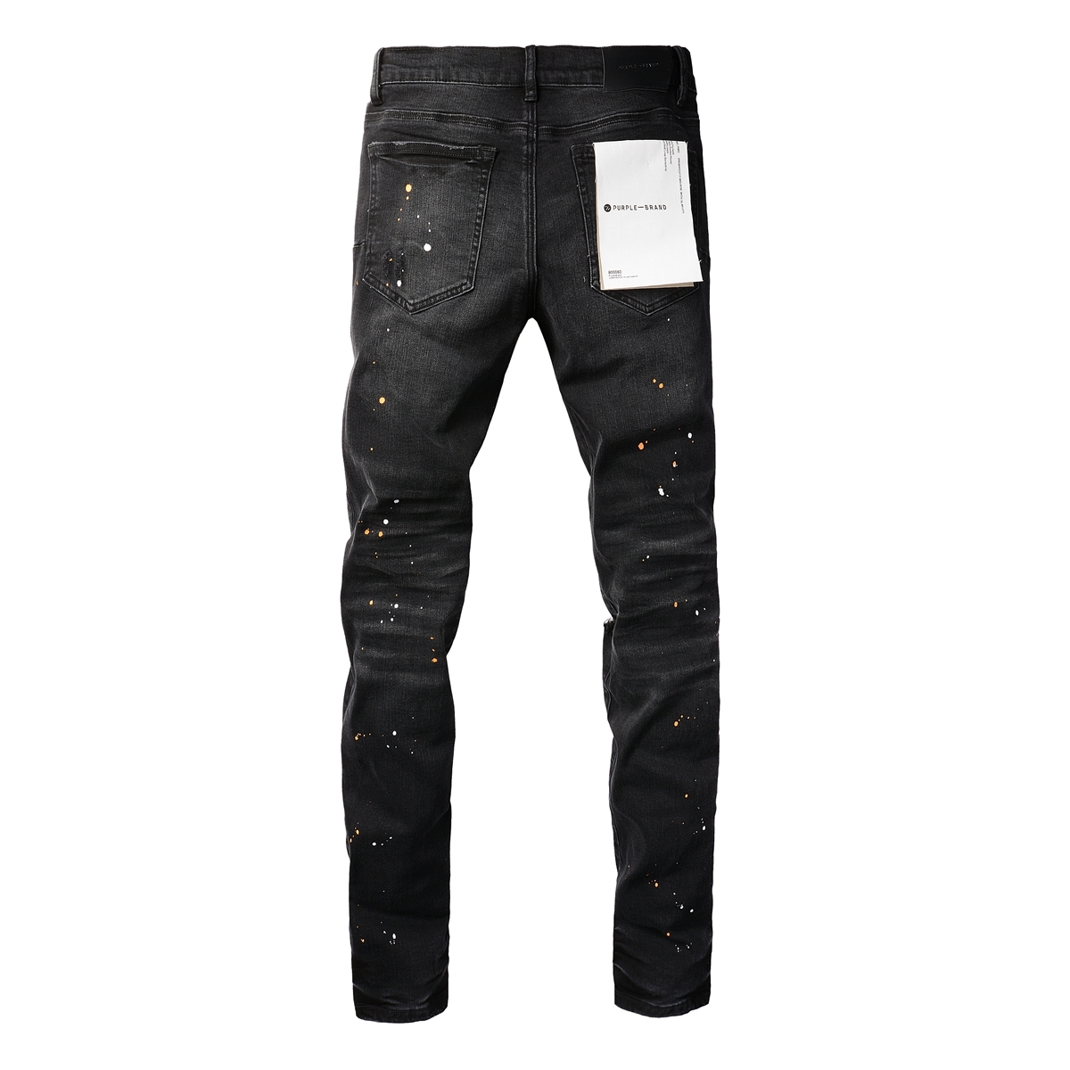 Purple Jeans Spotted Black 005