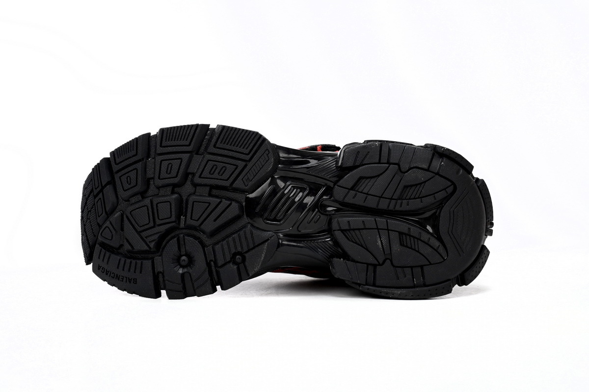 Balenciaga Runner Black And Red Characters 677402 W3RB1 0102