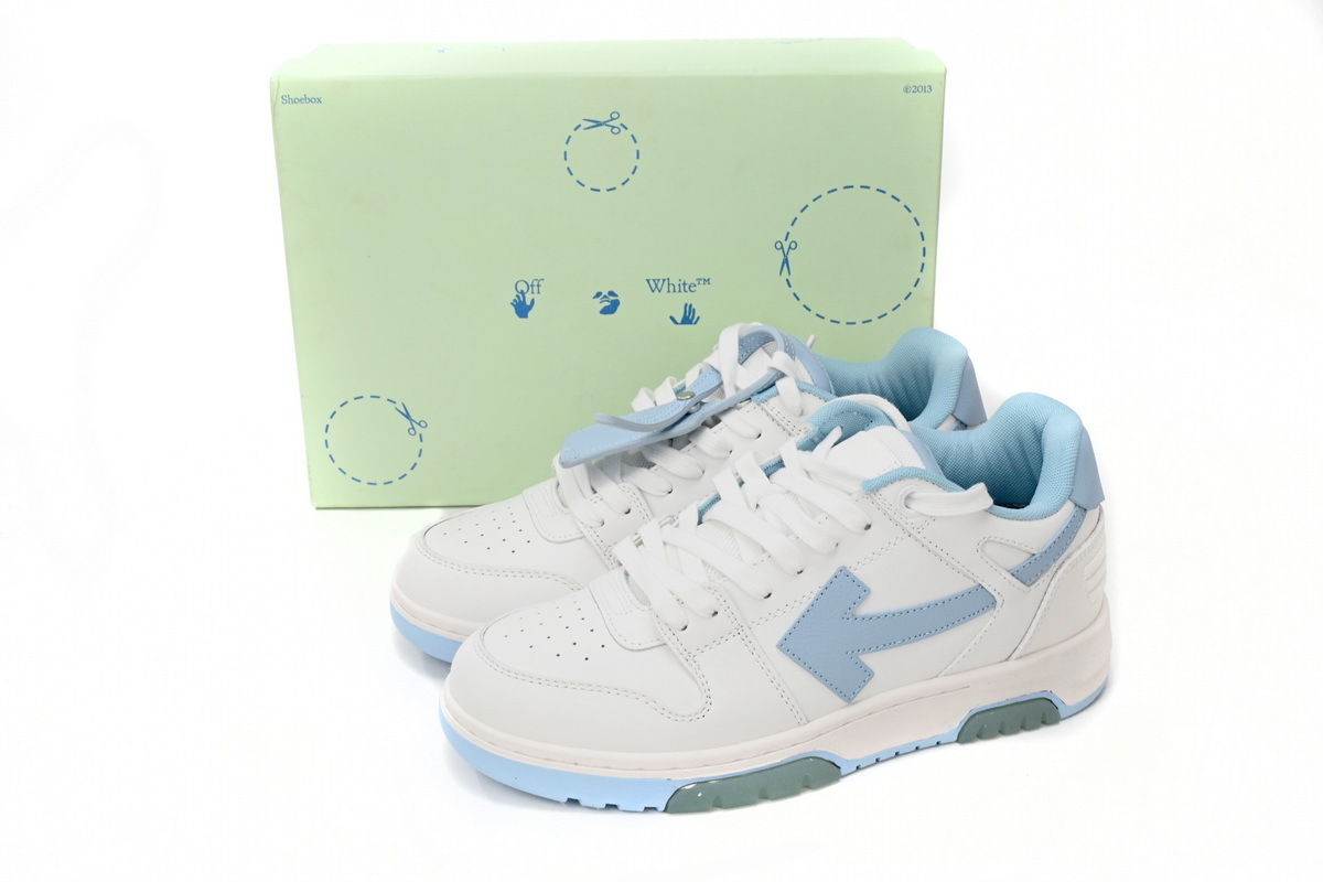 OFF-WHITE Out Of Office Sky Blue And White OMIA189 C99LEA00 10145