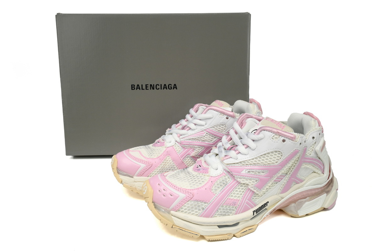 Balenciaga Runner White Pink